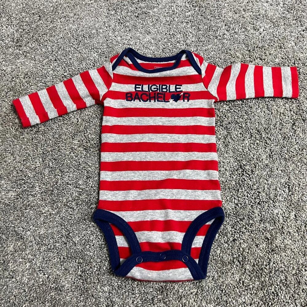 Just One You Baby Eligible Bachelor Onesie size 3 months